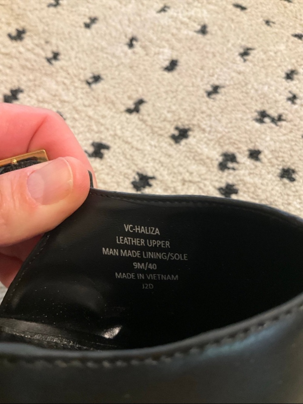 Vince Camuto Haliza black peep toe, sling back booties heels, 9 - Picture 6 of 10